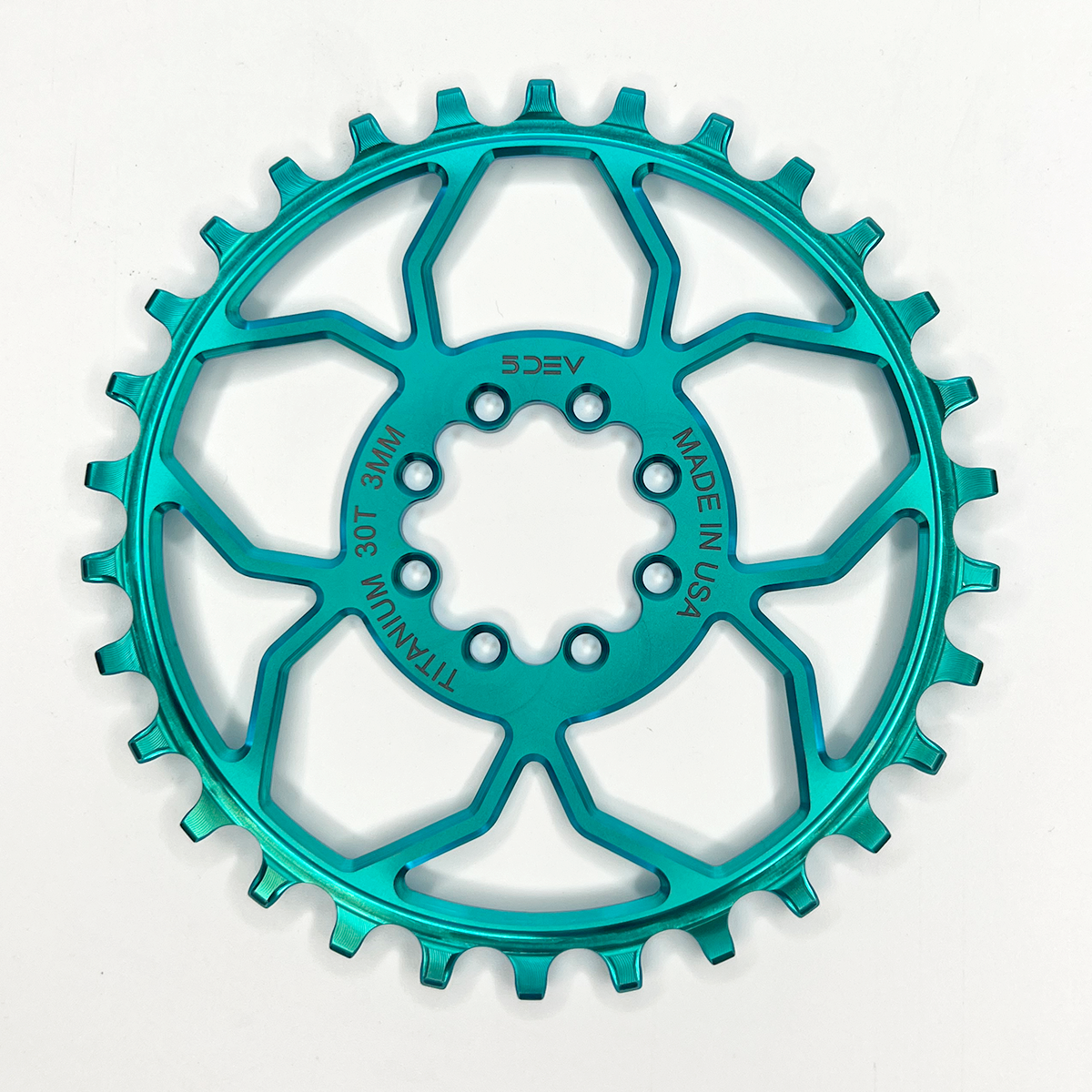 8 Bolt Titanium Chainring - T-Type