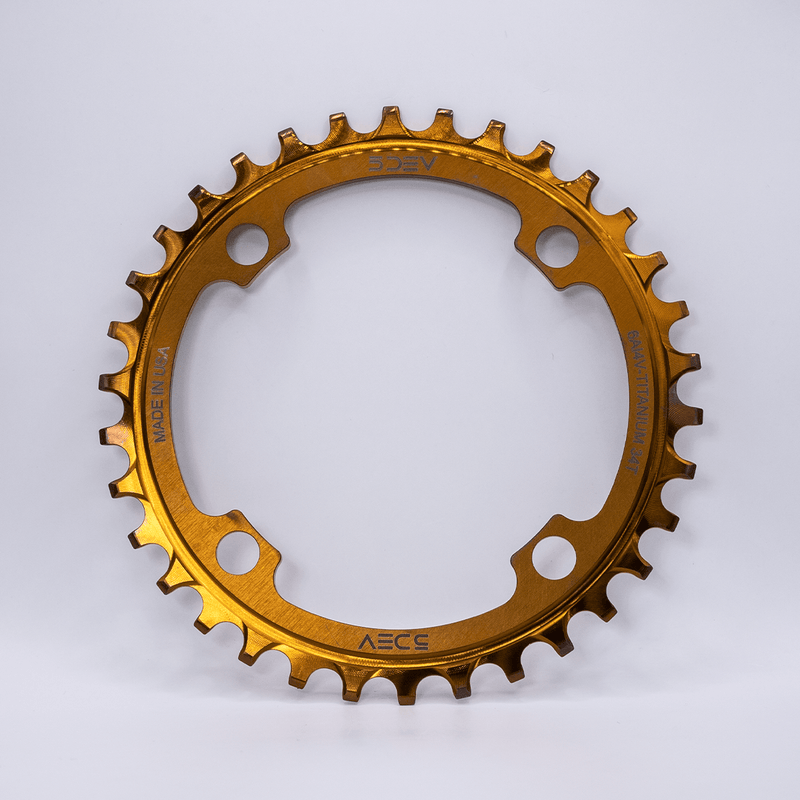 104BCD Titanium Chainring - 5DEV