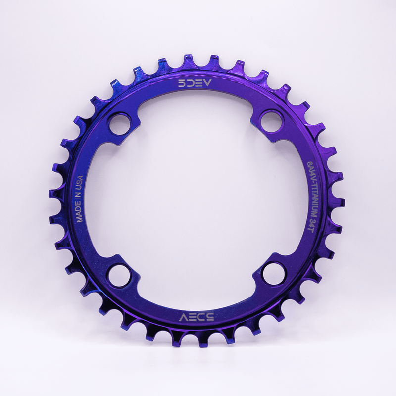 104BCD Titanium Chainring - 5DEV