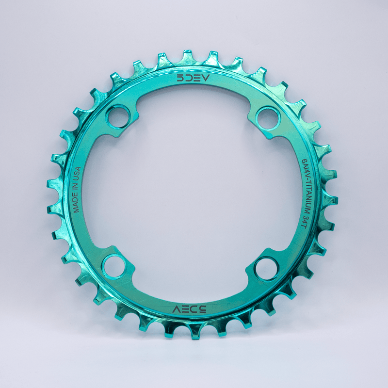 104BCD Titanium Chainring - 5DEV